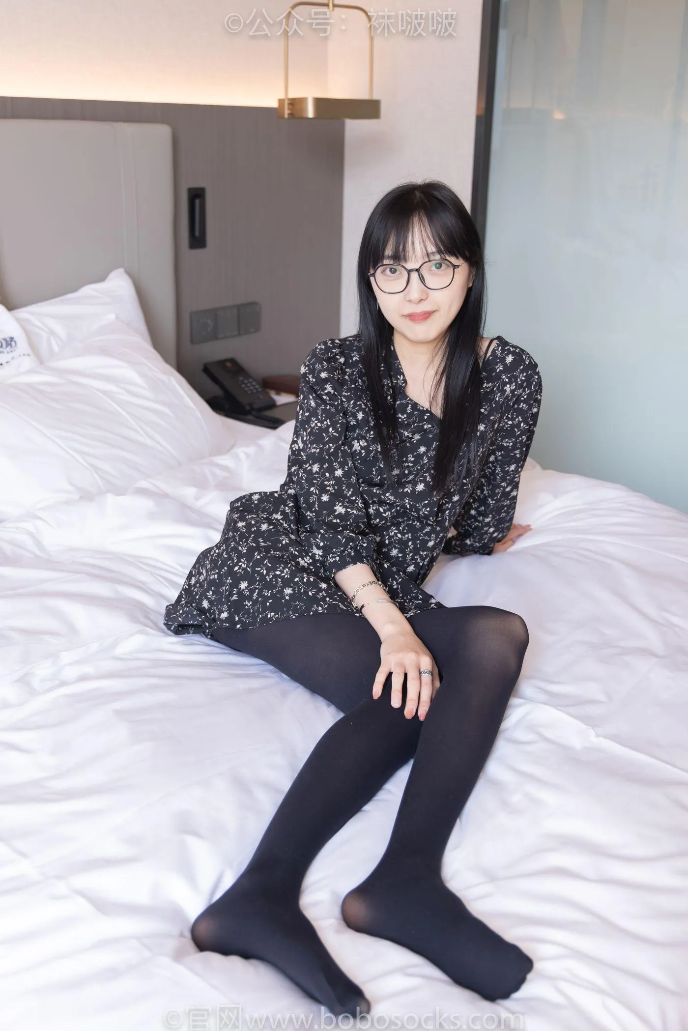 [BoBoSocks袜啵啵]NO.064 稚予-平底鞋、厚黑丝 [137P]插图3
